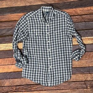 Polo Ralph Lauren Shirt Mens Plaid Long Sleeve Checkered Button Down